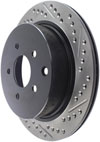 Stoptech 127.42078L | StopTech Infiniti FX35 Sport Drilled/Slotted Rotor, Rear Left; 2003-2012 Alternate Image 8