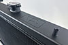 CSF 7217b | R32 Nissan Skyline GT-R / GT-S Full Billet Aluminum High-Performance Radiator - Black Finish Alternate Image 2