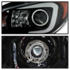 SPYDER 5083913 | Spyder Subaru impreza WRX Projector Headlights - Xenon/HID Model Only - Light Bar DRL - Black - (PRO-YD-SWRX06-HID-LBDRL-BK); 2006-2007 Alternate Image 5