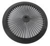 K&N Engineering 661400r | K&N X-Stream Top Filter 14in OD Black Round Lid Alternate Image 1