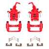 PowerStop s2730 | Power Stop 00-09 Honda S2000 Rear Red Calipers w/Brackets - Pair; 2000-2009 Alternate Image 2