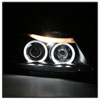 SPYDER 5009005 | Spyder BMW E90 3-Series 4Dr Halo Amber Eyebrow ( Replaceable Eyebrow Bulbs ) Projector Headlights - Black - (PRO-YD-BMWE9005-AM-BK); 2006-2008 Alternate Image 8