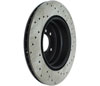 Stoptech 128.34109R | StopTech BMW 135i Sport Cryo Cross Drilled Rotor, Rear Right; 2008-2013 Alternate Image 1