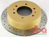 DBA 42055xs | 06-10 Hummer H3 Rear 4000 Series Drilled & Slotted Rotor; 2006-2010 Alternate Image 1