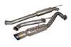 Injen SES9016RS | Ford Fiesta ST 1.6L Turbo Full 76mm S.S. cat-back exhaust with S.S molded flanges and S.S. burnt tip with rolled edge; 2014-2019 Alternate Image 1