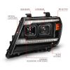 ANZO 111597 | 09-20 Nissan Frontier Black Projector Plank Style DRL w/ Switchback & Sequential LED DRL; 2009-2020 Alternate Image 3