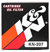 K&N Engineering kn207 | K&N Kawasaki / Suzuki / Betamotor 1.5in OD x 1.719in H Oil Filter Alternate Image 7