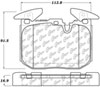 Stoptech 309.16090 | StopTech Sport Brake Pads BMW M4 exc M Ceramic Disc, Front; 2016-2020 Alternate Image 2