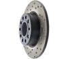 Stoptech 128.33131R | StopTech Volkswagen Golf Sport Cryo Cross Drilled Rotor, Rear Right; 2010-2018 Alternate Image 2