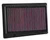 K&N Engineering 333087 | K&N 15-18 Fiat Tipo L4-1.4L Drop In Air Filter Alternate Image 1