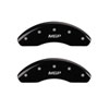 MGP 31003FMGPBK | MGP Front set 2 Caliper Covers Engraved Front MGP Black finish silver ch; 2012-2013 Alternate Image 5