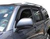 AVS 194924 | 03-09 Toyota 4Runner Ventvisor In-Channel Front & Rear Window Deflectors 4pc - Smoke; 2003-2009 Alternate Image 2