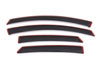 AVS 194714 | 13-18 Ford Fusion Ventvisor In-Channel Front & Rear Window Deflectors 4pc - Smoke; 2013-2018 Alternate Image 1