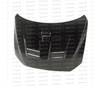 Seibon HD0809MITLAN-DV | Carbon Fiber Dv Style Hood Mitsubishi Lancer (Cya4/5a); 2008-2009 Alternate Image 1