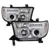 SPYDER 5012036 | Spyder Toyota Tundra Halo LED ( Replaceable LEDs ) Projector Headlights - Chrome - (PRO-YD-TTU07-HL-C); 2007-2013 Alternate Image 3