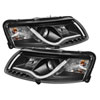 SPYDER 5071903 | Spyder Audi A6 Projector Headlights - Halogen Model Only Light Tube DRL - Black - (PRO-YD-ADA605-LTDRL-BK); 2005-2007 Alternate Image 1