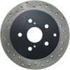 Stoptech 128.44041R | StopTech Toyota Previa Sport Cross Drilled Brake Rotor, Rear Right; 1991-1997 Alternate Image 4