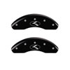 MGP 21190FCRKBK | 2 Caliper Covers Engraved Front Circle K/Kia Black Finish Silver Char 2018 Kia Rio; 2018-2018 Alternate Image 3