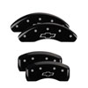 MGP 14208FMGPYL | MGP Front set 2 Caliper Covers Engraved Front MGP Yellow finish black ch; 2011-2013 Alternate Image 3