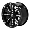 RBP 94r-1790-83-12bp | 94R 17x9.0 6x139.7 BP / 4.5 BS -12mm Offset 108mm CB (Hub Centric) Black w/Chrome Inserts Wheel Alternate Image 4