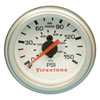 Firestone 9181 | Replacement Single Pressure Gauge - White Face (For PN 2225 / 2229 / 2196) (WR17609181) Alternate Image 1