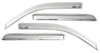 AVS 684187 | 11-15 Kia Sorento Ventvisor Outside Mount Front & Rear Window Deflectors 4pc - Chrome; 2011-2015 Alternate Image 6