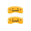 MGP 18031SPXPYL | 4 Caliper Covers Engraved Front Pontiac Rear Gxp Yellow Finish Blk Char 2005 Pontiac Bonneville; 2004-2005 Alternate Image 6