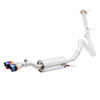 Mishimoto mmexh-fist-14bt | 14-16 Ford Fiesta ST 1.6L 2.5in Stainless Steel Cat-Back Exhaust w/ Burnt Ti Tips; 2014-2016 Alternate Image 2