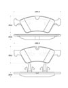 Stoptech 308.11230 | StopTech Street Brake Pads Mercedes-Benz ML320, Front; 2007-2009 Alternate Image 1