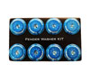 NRG fw-800bl | Fender Washer Kit w/Color Matched M8 Bolt Rivets For Plastic (Blue) - Set of 8 Alternate Image 3