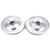 PowerStop jbr966xpr | Power Stop 01-05 Chrysler Sebring Front Evolution Drilled & Slotted Rotors - Pair; 2001-2005 Alternate Image 2