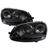 SPYDER 5012098 | Spyder Volkswagen GTI Halo LED Projector Headlights - Black - (PRO-YD-VG06-HL-BK); 2006-2009 Alternate Image 1