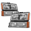 SPYDER 5064912 | xTune Chevrolet Silverado 1500/2500/3500 / Chevrolet Silverado 1500HD / Chevrolet Silverado 2500HD Crystal Headlights W/ Bumper Lights - Chrome; 2003-2007 Alternate Image 1