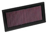 K&N Engineering 333016 | K&N 12-14 Mitsubishi Space Star L3-1.0L Replacement Air Filter Alternate Image 3