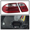 SPYDER 5020642 | xTune Mercedes Benz W210 E-Class LED Tail Lights - Red Clear; 1996-2002 Alternate Image 7