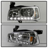 SPYDER 5017628 | xTune Dodge Charger 1PC LED Crystal Headlights - Chrome; 2006-2010 Alternate Image 10