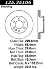 Stoptech 125.35106CRY | StopTech Mercedes-Benz Sprinter 3500 Cryostop Premium High Carbon Rotor, Front; 2010-2016 Alternate Image 1