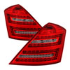 SPYDER 9028458 | Xtune Mercedes Benz W221 S-Class 07-09 LED Tail Lights Red Clear ALT-JH-MBW221-LED-RC; 2007-2009 Alternate Image 1