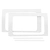 DEI 50175 | 18-23 Jeep Wrangler JL 4-Door Boom Mat Rear Side Window Trim - 4 Piece - White; 2018-2023 Alternate Image 1