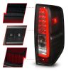 ANZO 311444 | 2005-2021 Nissan Frontier LED Taillights Black Housing/Smoke Lens; 2005-2021 Alternate Image 2