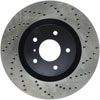 Stoptech 128.42076L | StopTech Nissan 350Z Sport Cross Drilled Brake Rotor, Front Left; 2003-2008 Alternate Image 5