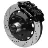 Wilwood 14015946d | Forged Narrow Superlite 6R Front Big Brake Kit 14.00in Drilled Rotors 67-86 GM C1500 - Black; 1967-1986 Alternate Image 1