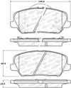 Stoptech 308.17350 | StopTech Street Brake Pads Kia Forte SX, Front; 2014-2016 Alternate Image 1