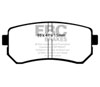 EBC dp31769c | 06-11 Hyundai Accent 1.6 Redstuff Rear Brake Pads; 2006-2011 Alternate Image 6