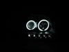 ANZO 111097 | USA Ford Expedition Projector Headlights W/ Halo Black (Ccfl); 1997-2002 Alternate Image 2