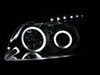 ANZO 111120 | USA Toyota Rav4 Projector Headlights W/ Halo Black; 2006-2008 Alternate Image 2