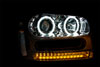 ANZO 111131 | USA Chevrolet Trailblazer Projector Headlights W/ Halo Chrome; 2002-2009 Alternate Image 2