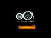 ANZO 111145 | USA Dodge Nitro Projector Headlights W/ Halo Black (Ccfl) G2; 2007-2012 Alternate Image 2