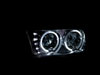 ANZO 111208 | USA GMC Sierra Crystal Headlights W/ Halo & Led Chrome; 1999-2006 Alternate Image 2