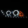 ANZO 111248 | USA Kia Sorento Projector Headlights W/ Halo Black (Ccfl); 2011-2013 Alternate Image 2